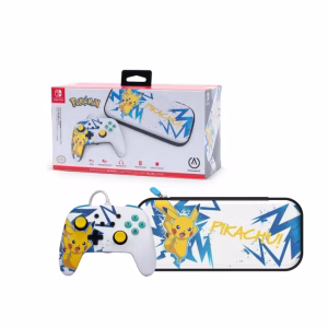 Control PowerA y Funda Delgada para Nintendo Switch Pikachu Alto Voltaje - Imagen 1