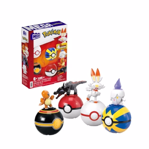 Pokemon Mega Construcción Equipo de Entrenador Tipo Fuego - Imagen 1