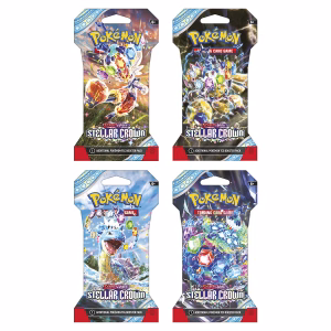 Pokemon Tcg Stellar Crown Sleep Booster Ingles C/u - Imagen 1