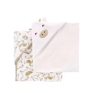 Toallas con capucha para bebé 2 Pack - Imagen 1