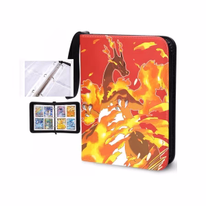 Pokemon Folder 4 Pocket 440 Cartas Mega Charizard - Imagen 1