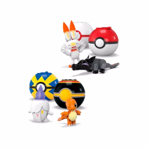 Pokemon Mega Construcción Equipo de Entrenador Tipo Fuego - Imagen 3