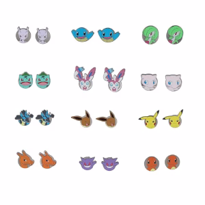 Aretes De Pokemon Al Azar Con Licencia oficial C/u - Imagen 2