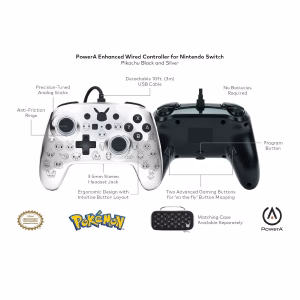 Mando Nintendo Switch Silver Pokemon Edicion Especial - Imagen 6