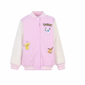 Pokemon Chaqueta Bomber De Felpa Francesa Talla 10-12 - Imagen 1