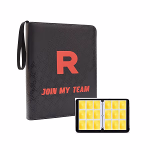 Pokemon Folder 9 Pocket 900 Cartas Team Roket - Imagen 1