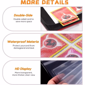 Pokemon Folder 9 Pocket 900 Cartas Vaporeon - Imagen 3