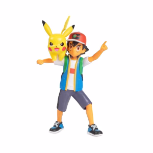 Pokemon Figura Jazwares 6 Battle Set Ash Exclusivo - Imagen 4