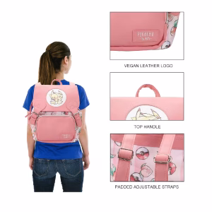 Pokemon Mini mochila Pikachu & Poké Balls Pink - Imagen 5