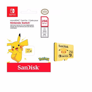 Tarjeta MicroSDXC Pokémon Pikachu 256 GB Nintendo Switch - Imagen 1