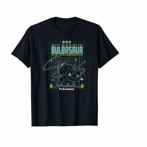 Pokemon Camiseta Bulbasaur Talla M - Imagen 1