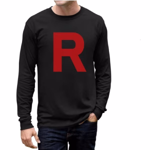 Pokemon Camiseta Manga Larga Team Rocket - Imagen 1