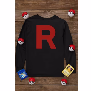 Pokemon Camiseta Manga Larga Team Rocket - Imagen 3