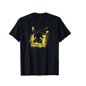 Pokemon Camiseta Pikachu Graffiti Talla M - Imagen 1