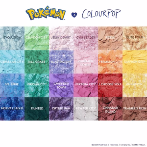 Pokemon ColourPop Paleta de sombras de ojos arcoíris - Imagen 5
