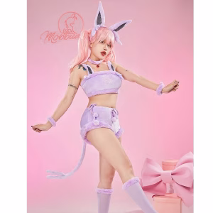 Pokemon Cosplay Espeon Mujer Talla M - Imagen 2