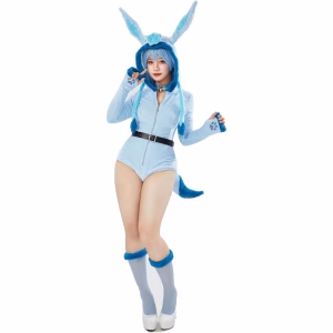 Pokemon Cosplay Glaceon Mujer Talla M - Imagen 1