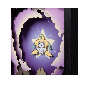 Pokemon Cuadro Arte Mural En Capas Con Imágenes Míticas De Jirachi - Imagen 4