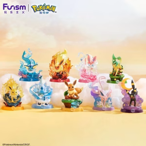 Pokemon Figuras Eevee Family Suit BlindBox C/u - Imagen 3