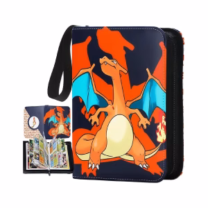 Pokemon Folder 4 Pocket 400 Cartas Charizard - Imagen 1