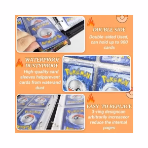 Pokemon Folder 4 Pocket 400 Cartas Charmander - Imagen 4