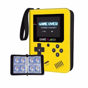 Pokemon Folder 4 Pocket 400 Cartas Game Boy Yellow - Imagen 1