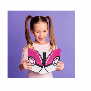 Pokemon Folder 4 Pocket 400 Cartas Pokeball Rosa - Imagen 6