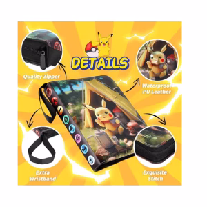 Pokemon Folder 9 Pocket Pikachu X 900 Cartas - Imagen 2