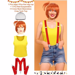 Pokemon Misty Cosplay  Mujer Talla M - Imagen 2