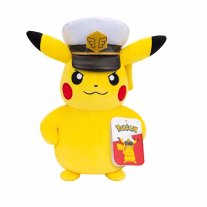 Pokemon Peluche Capitan Pikachu 26 cm - Imagen 1