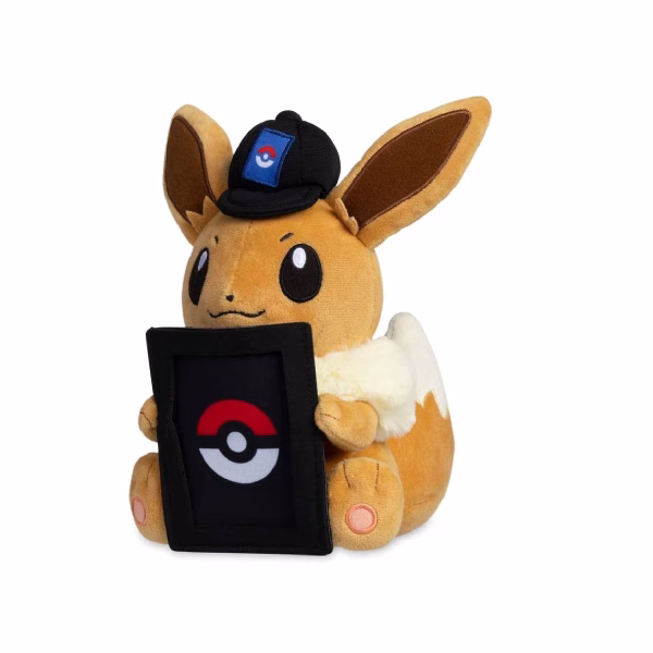 Pokemon Peluche Eevee Para Exhibir Cartas De TCG Pokemon Center 1