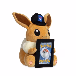 Pokemon Peluche Eevee Para Exhibir Cartas De TCG Pokemon Center - Imagen 3