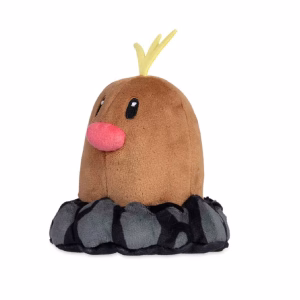 Pokemon Peluche Fit Diglett Sitting Pokemon Center - Imagen 1