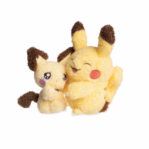 Pokemon Peluche Pichu & Pikachu Sweet Support Pokemon Center - Imagen 1