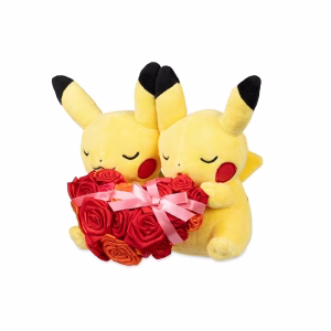 Pokemon Peluche Pikachu En Pareja Celebrations Corazon Pokemon Center - Imagen 1