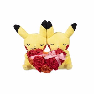 Pokemon Peluche Pikachu En Pareja Celebrations Corazon Pokemon Center - Imagen 2