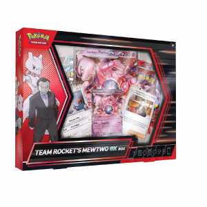 Pokemon TCG  Destind Rivals Team Rocket’s Mewtwo Ex Box Español - Imagen 1