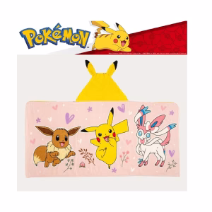 Pokemon Toalla Diseño Pikachu, Eevee y Sylveon - Imagen 2