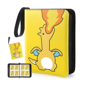 Pokemon Folder 4 Pocket 400 Cartas Charizard Baby - Imagen 1