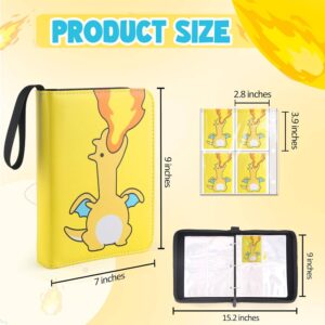 Pokemon Folder 4 Pocket 400 Cartas Charizard Baby - Imagen 2
