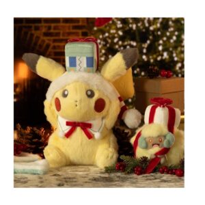 Pokemon Peluche Pikachu Holiday Wishes Pokemon Center 25cm - Imagen 5