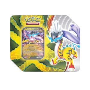 Pokemon TCG Paradox Destinies Tin Raging Bolt ex Ingles - Imagen 1