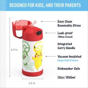 Pokemon Thermos Botella De Acero Pikachu - Imagen 2
