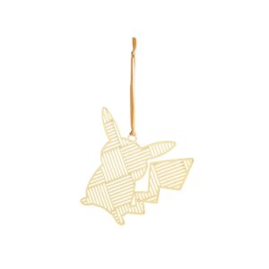 Pokemon Adornos Planos De Latón Pikachu Winter Wonders (Paquete De 6) - Imagen 4