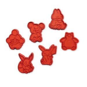 Pokemon Cortadores De Galletas Navideños (Paquete De 6) - Imagen 1