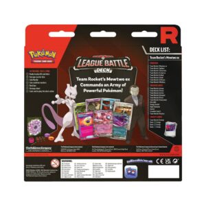Pokemon TCG League Battle Deck Team Rockets Mewtwo ex Español - Imagen 4