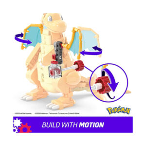 Pokemon Mega Construx Dragonite 388 Piezas Articulable - Imagen 4