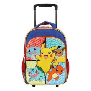 Mochila Pikachu And Favorite Characters Con Ruedas Bioworld - Imagen 1