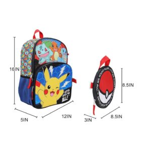 Mochila Pokemon Poke Balls & Character Print Bioworld - Imagen 5