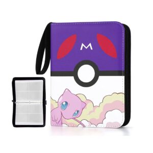 Pokemon Folder 4 Pocket 400 Cartas Masterball Mew - Imagen 1